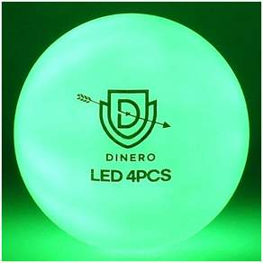디네로 야광 LED 파크골프공 파크볼 4피스