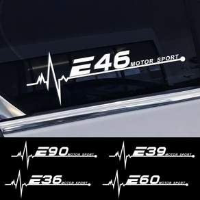 2 개/몫 자동차 성격 창문 스티커 및 데칼 BMW E46 E90 E60 E39 E36 E28 E30 E34 E53 E61 E62 E70 E87 E91