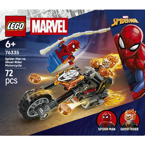 레고 슈퍼히어로 Marvel 스파이더맨 대 고스트 라이더 모터사이클 76335