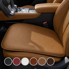 프리미엄 나파 가죽 슬림 자동차 방석 BASF 메모리폼 시트쿠션 벤츠 BMW 제네시스 전 차종
