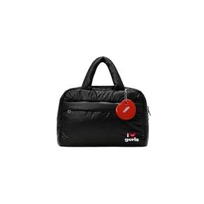 [국내정품] 에즈이프 캘리 토드백 CALIE GURLS PADDING TOTE BAG BLACK 161405