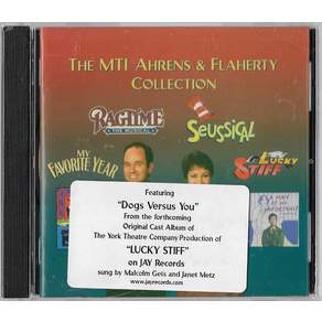(수입CD) THE MTI AHRENS & FLAHERTY COLLECTION (ORIGINAL CAST SOUNDTRACK SONGS) NEW!