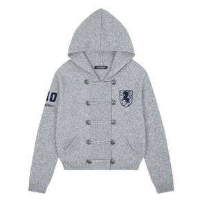 [국내정품] 러브이즈트루 후드집업 RL HORSE 910 KNIT ZIP UP(GRAY) 252326