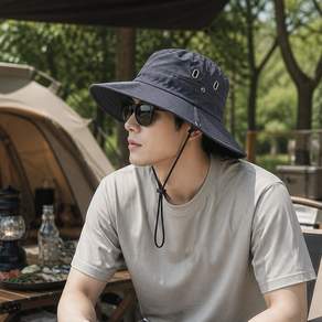 라비엔 사파리 정글모자 남녀공용 아웃도어 방수 캠핑모자 자외선차단 모자 낚시 등산 모자 벙거지모자 버킷햇
