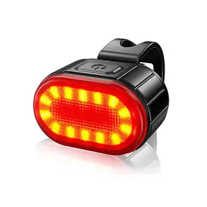 사이클링 미등 자전거 헤드라이트 안전 경고등 LED USB 충전식 방수 조명