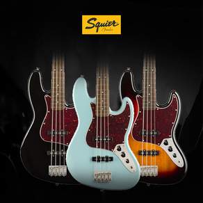스콰이어 베이스기타 CLASSIC VIBE 60S JAZZ BASS INDIAN LAUREL 연습 연주용 풀구성세트