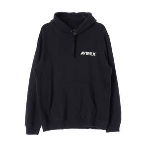 AVIREX 아비렉스 로고 프린트 후드티 남성-라지사이즈