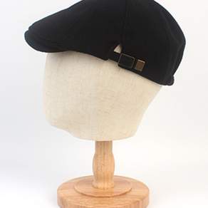 유니버셜케미스트리 남녀공용 헌팅캡/베레모 Wool Side Belt Black Wool Side Belt Black Huntingcap