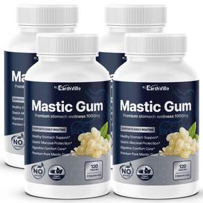 어스빌 천연 매스틱 검 추출물 고농축 1000mg