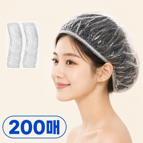 소소로 일회용 다용도 위생 비닐 헤어캡