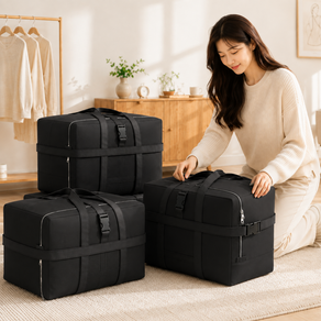 마술사 120L 대용량 이사박스 두꺼운 원단 재사용 이사가방 대형 이삿짐 박스