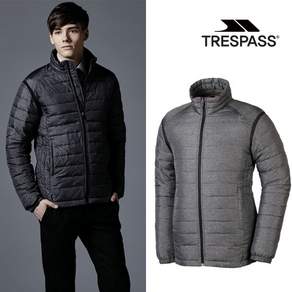 trespass 남성 경량 퀼팅 페더론 패딩
