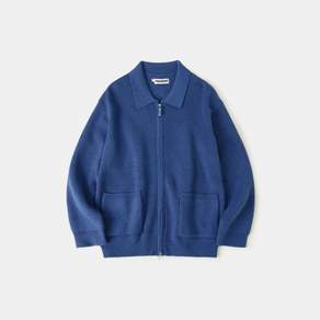 해브해드 2way Zip-up Cardigan (Blue)