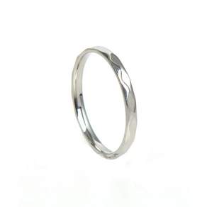 스칼렛또블랙 BAT401 [surgical steel]Cutting simple layered 링 m1037_1067706
