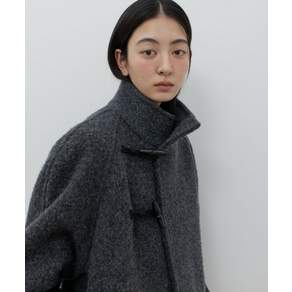 GBH APPAREL HIGH-NECK TOGGLE COAT / CHARCOAL