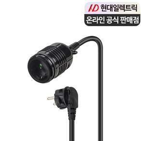 현대일렉트릭 국산 멀티탭 연장코드 1구 연장선 16A