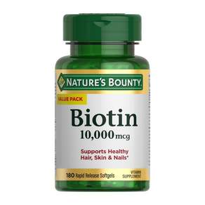 네이쳐스바운티 비오틴 바이오틴 biotin 10000mcg 180정