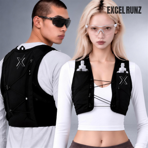 EXCELRUNZ 러닝조끼 트레일 런닝 베스트 가방 등산