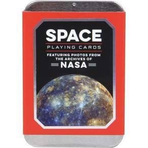 우주 카드 게임 NASA 아카이브 사진 수록 프리미엄 멋진 포커 기념품 099세
