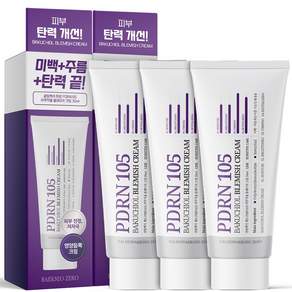 [피부 탄력 개선] 2+1 살림백서 제로 PDRN105 바쿠치올 블레미쉬 크림 30ml 미백 주름 개선 탄력 흔적 개선