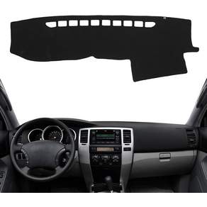 KEYOOG 대시보드 커버 Dash Mat Fit for Toyota Tacoma 2015-2005 HUD 모델 제외 Car Board Anti-Glare Carpet