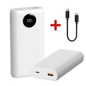 THOUSTA대용량 보조배터리 20000mAh 고속충전PD QC3.0 22.5W 잔량표시 휴대용 기내반입+고속 케이블
