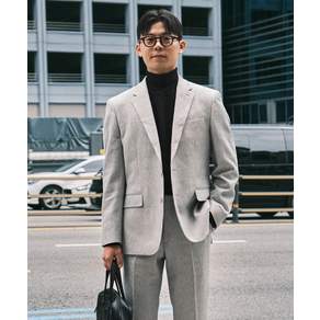 [STCO] 남성 겨울 ITALY FABIO 울 43% 코듀로이 수트세트 클래식핏 그레이