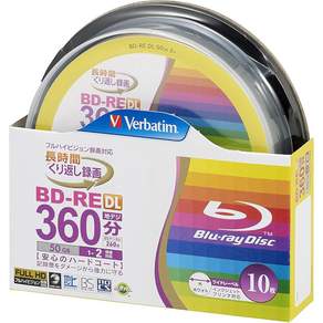 Japan) BD-RE DL 50GB VBE260NP10SV1 바베이텀 재팬(Verbatim 반복 녹화용 블루 레이