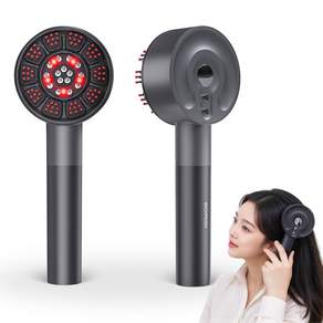보미디 EMS 두피마사지기 헤어부스터 무선 진동 저주파 방수 두피관리기 선물세트 MG4, 제품색상, xtr100