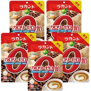 라칸토 칼로리 제로 사탕 밀크 커피 맛 60g×5봉