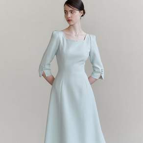 플로움 Cocktail Heart Neck Dress(4color) 결혼식원피스 상견례원피스 정장원피스