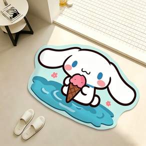 캐릭터즈 규조토 발매트 귀여운 미끄럼방지 욕실 주방 매트