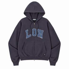 로우클래식 LOW SOFT 맨투맨 ZIPUP 후드 차콜 LC267TS12CC
