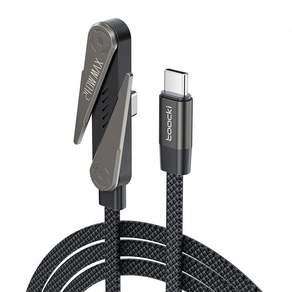 Toocki 240w c to c 타입 PD 3.1초고속 접이식 휴대폰 거치대 충전 케이블