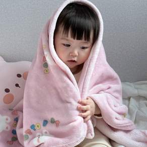 돗투돗 코지 밍크 극세사 아기 블랭킷 겨울 담요