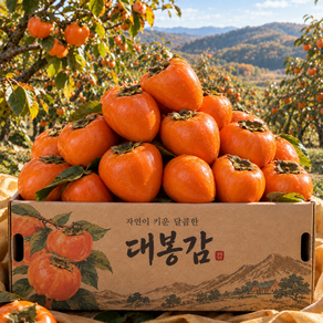 [백화점납품용] 고당도 명품농원 대봉감 홍시