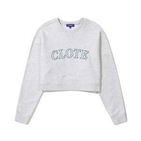 클로트 COTTON TERRY SWEAT SHIRT - MELANGE GREY
