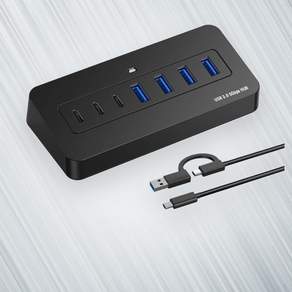 5Gbps USB3.0 허브 노트북 데스크와 호환 두 개의 호스트 커넥터와 데일리 액세서리 연결 지원 가정 사무실에서 사용 가능