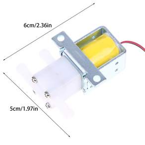 물공기 겸용 냉각기 제습기 밸브 DC 6V/12V/24V 2위치 3방향 전기 솔레노이드 N/O N/C