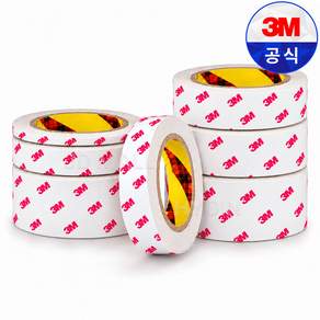 3M 4421 VHB 아크릴 폼 양면테이프 10mmX3M 강력 점착 보강판 접착 실링 고정 부착 접합용 산업용 보강판 접착