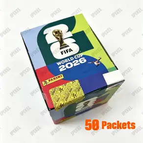 파니니 FIFA 2026 월드컵 수집호환 스티커 1박스 50팩 팩당 7개 5/10/50팩