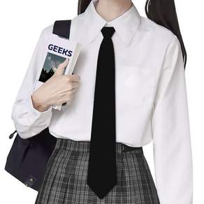 블랙 자동 넥타이(남녀공용)