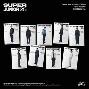 슈퍼주니어 SUPER JUNIOR 12집 앨범 Super Junior25 Photobook Ver. 포토북 버전