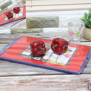 커팅플레이트 칼라도마 중 플라스틱도마 커팅보드 가정용도마 26.3x26.3cm 79000EA 1EA