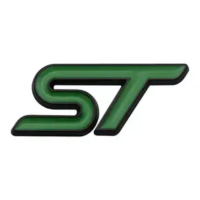 3D 금속 ST 포드 ST Fiesta Focus Edition KUGA Mondeo Focus X 2 3 용 자동차 스티어링 휠 엠블럼 배지