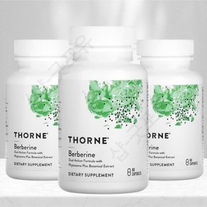 쏜리서치 베르베린 매자나무 1000mg 60캡슐 3병 Thorne Berberine, 60정, 3개 - 기타허브/식물추출물