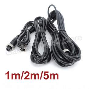 GreenYi 4 핀 항공 확장 비디오 케이블 트럭 버스 모니터 카메라 연결용 3M 5M 10M 15M 20M