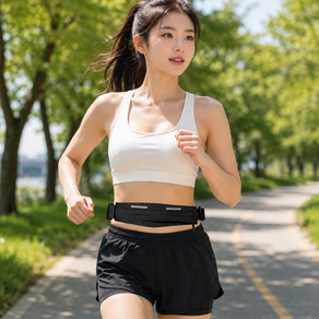 초경량 러닝 벨트 슬림 방수 런닝가방 힙색