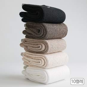 프롬산타 도톰한 롱데일리핏 긴 장목 양말 10켤레
