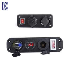 락모터스 KC 전파인증 매립형 스위치타입 QC3.0 12V 24V USB출력 시거잭 시가소켓 DIY
